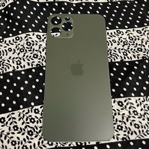 Midnight Green Rear Back Glass Big Cam Hole  For iPhone 11 Pro